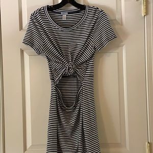 South Moon Under, front tie striped dress